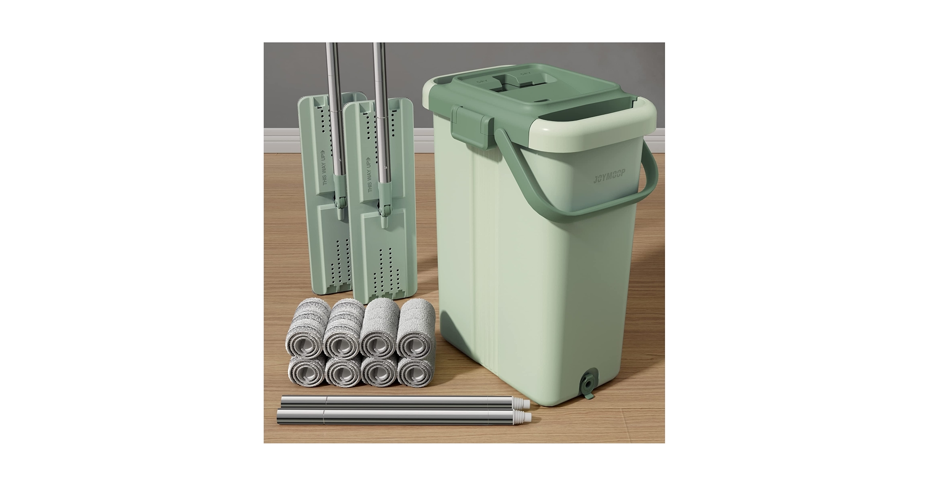 JOYMOOP Mop and Bucket with Wringer Set