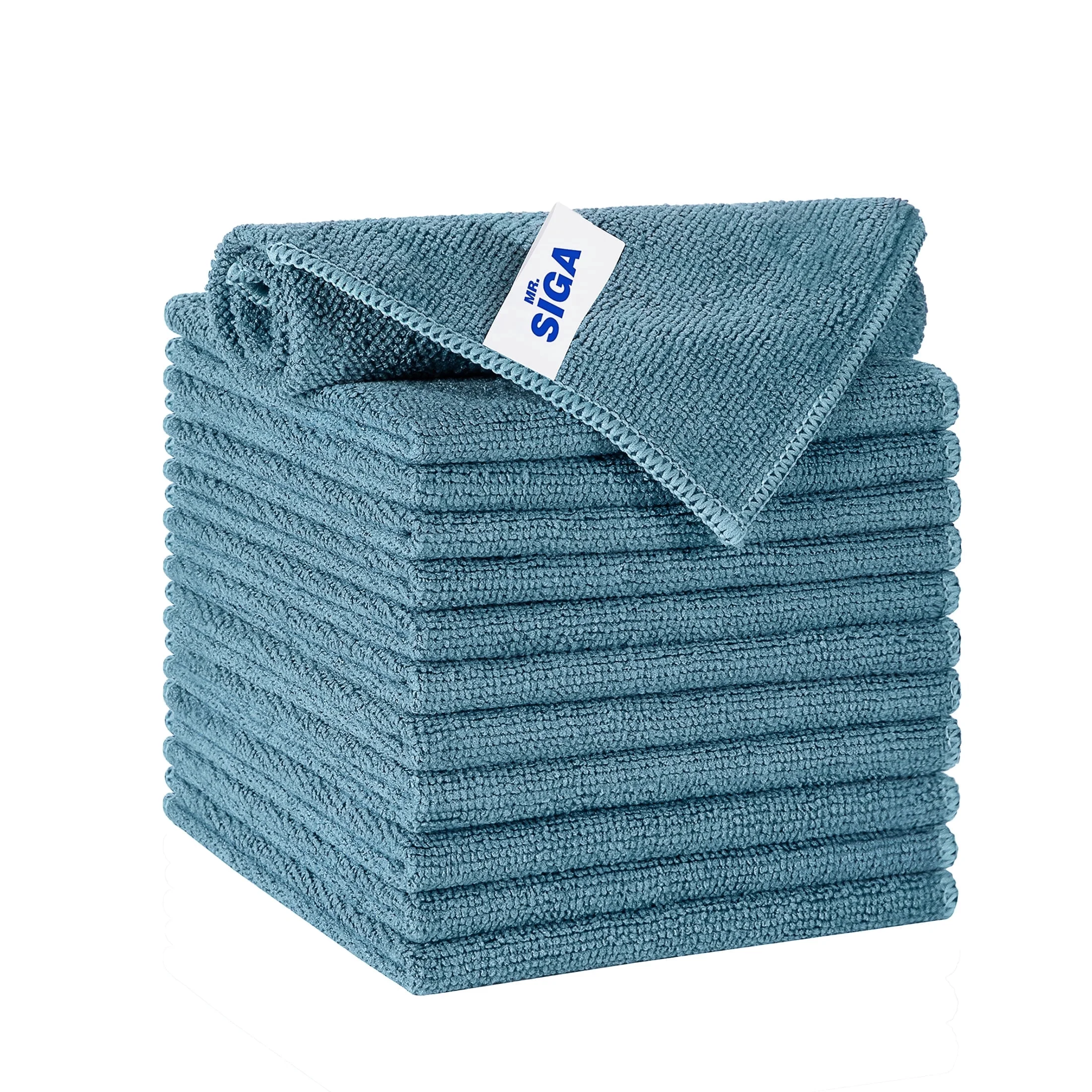 MR.SIGA Microfiber Cleaning Cloths, 12-Pack