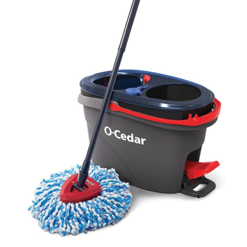 O-Cedar EasyWring Microfiber Spin Mop & Bucket System