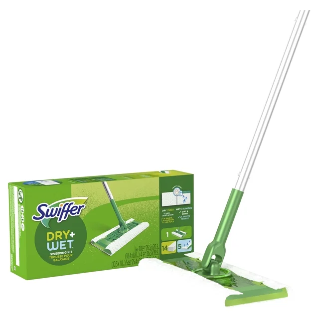 Swiffer Sweeper Starter Kit (Mop + 7 Dry + 3 Wet Cloths)